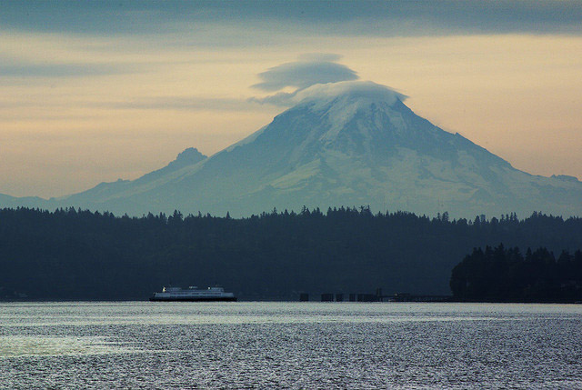 Mt. Rainer seen from Vashon Island