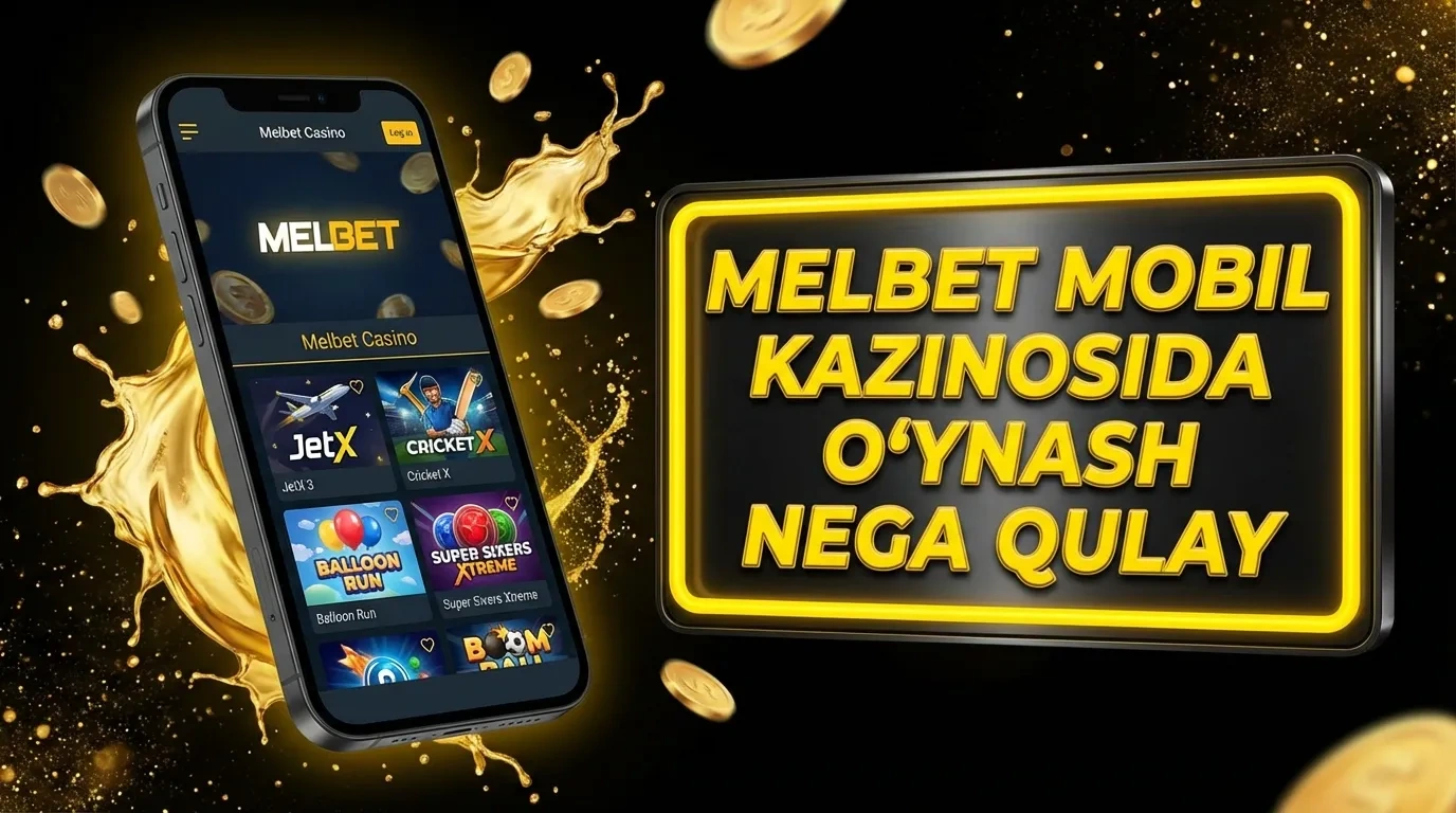 Melbet mobil kazinosida o'ynash nega qulay